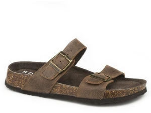 'Roper' Women's Jezebel Two Strap Sandal - Brown 3 'Roper' Women's Jezebel Two Strap Sandal - Brown