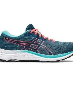 ASICS AMERICA CORP 'ASICS' Women's Gel Excite 7 - Magnetic Blue / Sunrise Red