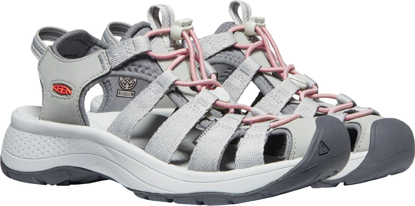 'Keen Outdoor' Women's Astoria West Sandal - Grey / Coral 7 'Keen Outdoor' Women's Astoria West Sandal - Grey / Coral - Image 5