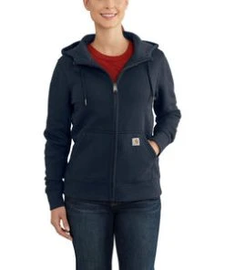 'Carhartt' Women's Clarksburg Full Zip Hoodie - Navy