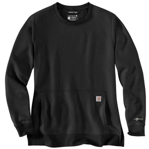 'Carhartt' Women's Force® Lightweight Sweatshirt - Black 2 'Carhartt' Women's Force® Lightweight Sweatshirt - Black