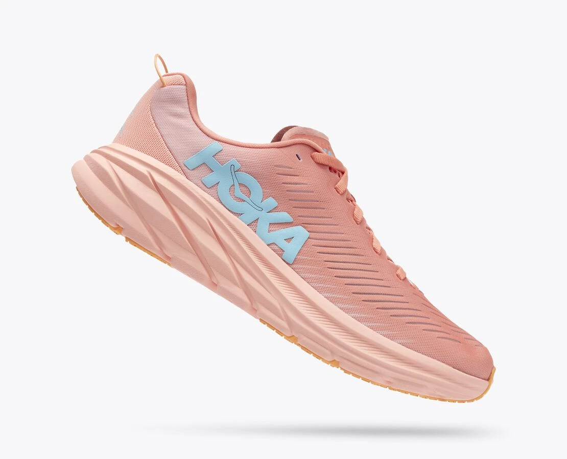 'HOKA' Women's Rincon 3 - Shell Coral / Peach Parfait 6 'HOKA' Women's Rincon 3 - Shell Coral / Peach Parfait - Image 4