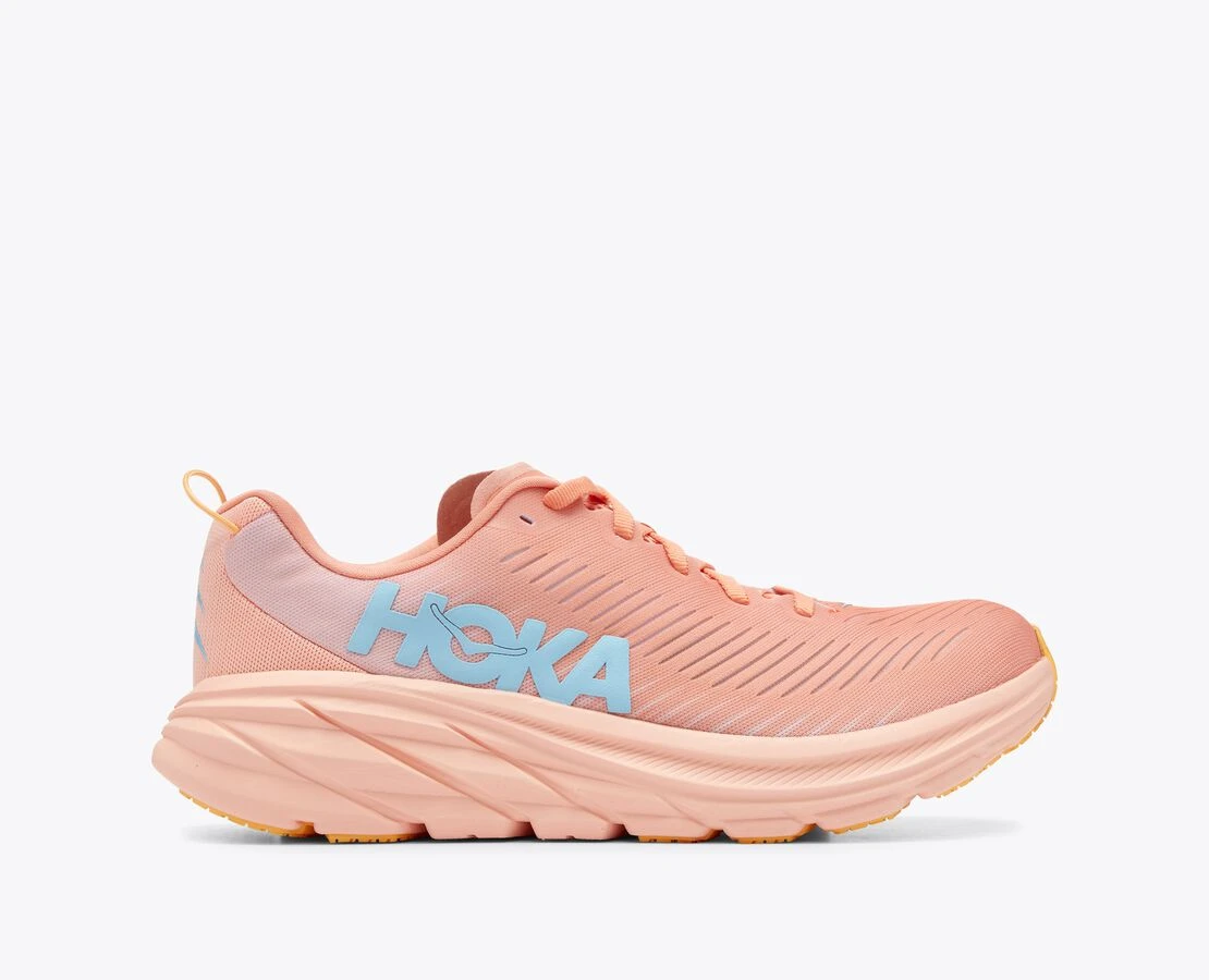 'HOKA' Women's Rincon 3 - Shell Coral / Peach Parfait 4 'HOKA' Women's Rincon 3 - Shell Coral / Peach Parfait - Image 2