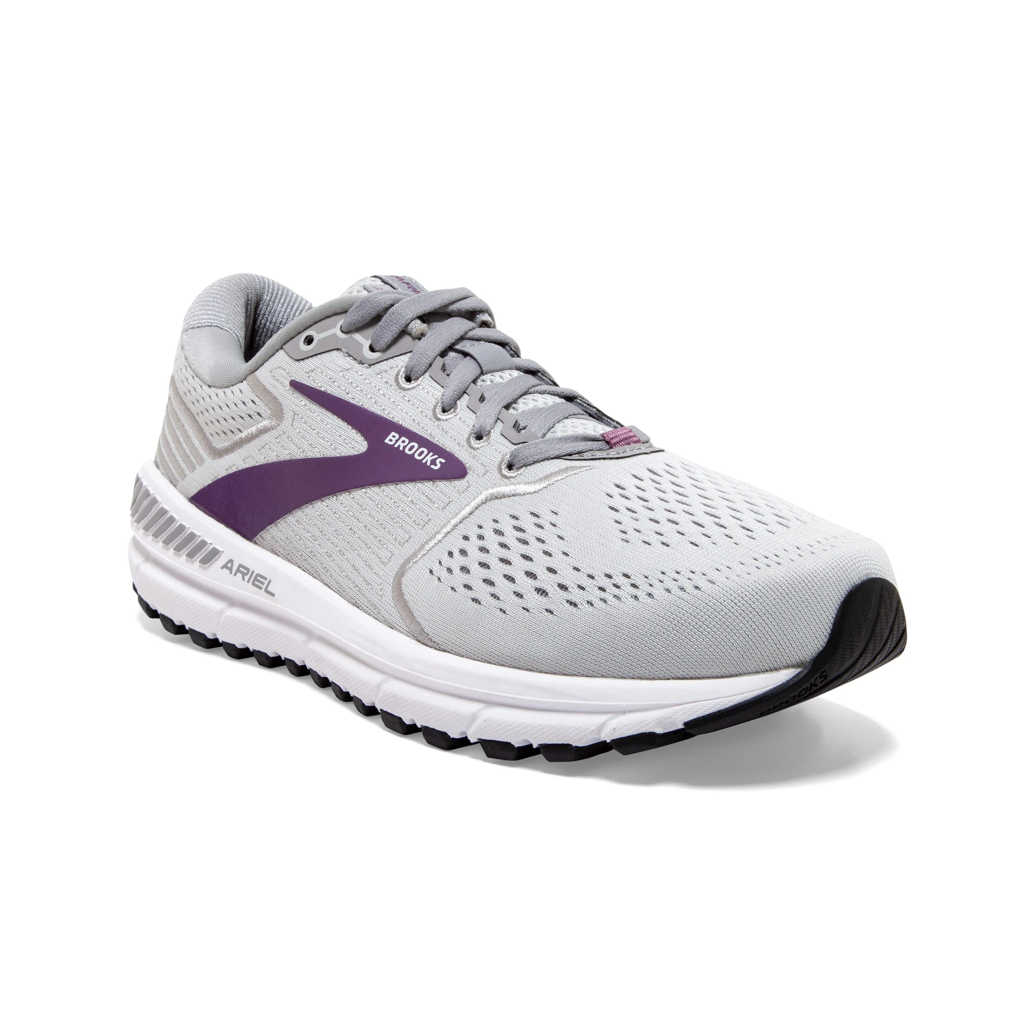 'Brooks' Women's Ariel 20 - Oyster / Alloy / Grape 4 'Brooks' Women's Ariel 20 - Oyster / Alloy / Grape - Image 2