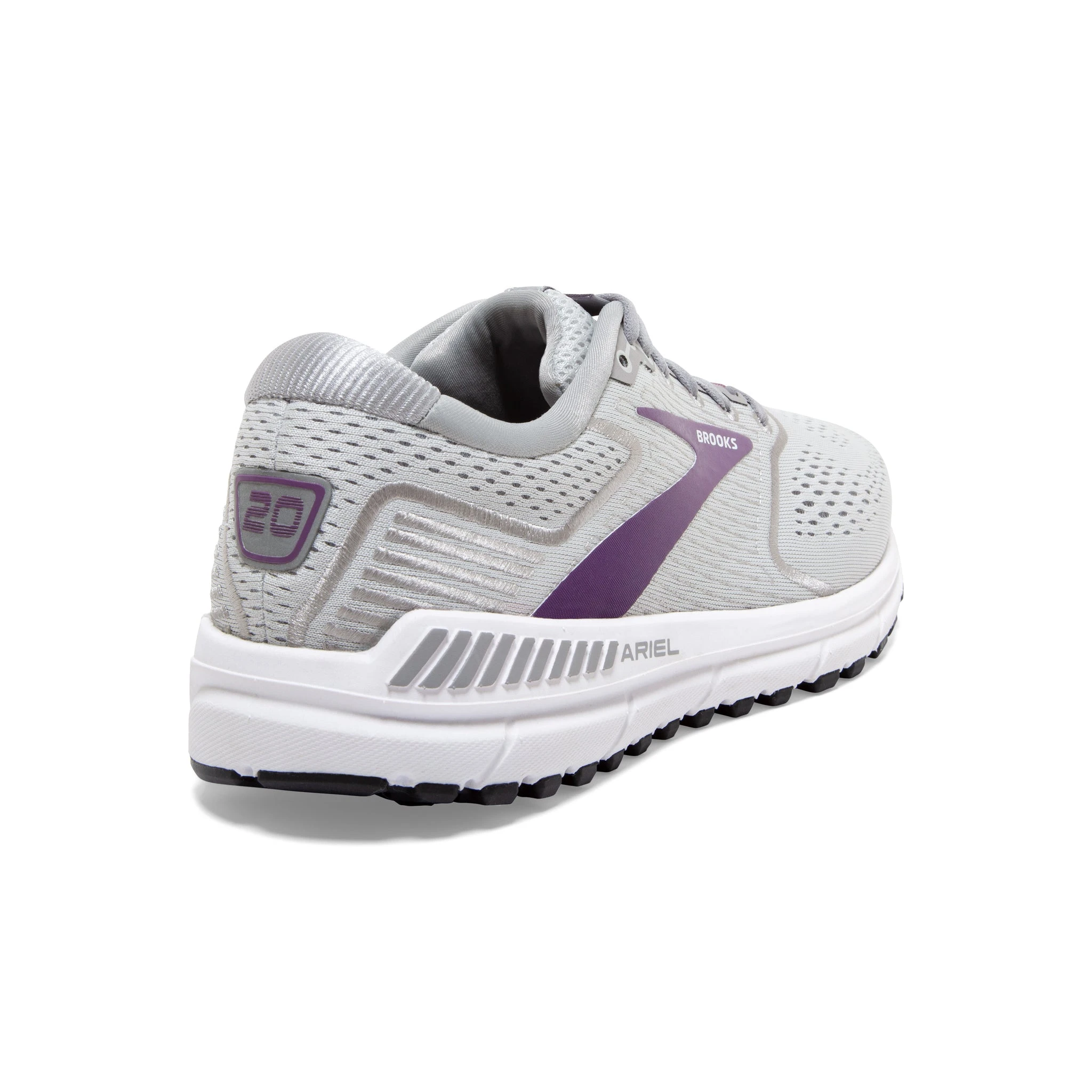 'Brooks' Women's Ariel 20 - Oyster / Alloy / Grape 8 'Brooks' Women's Ariel 20 - Oyster / Alloy / Grape - Image 6