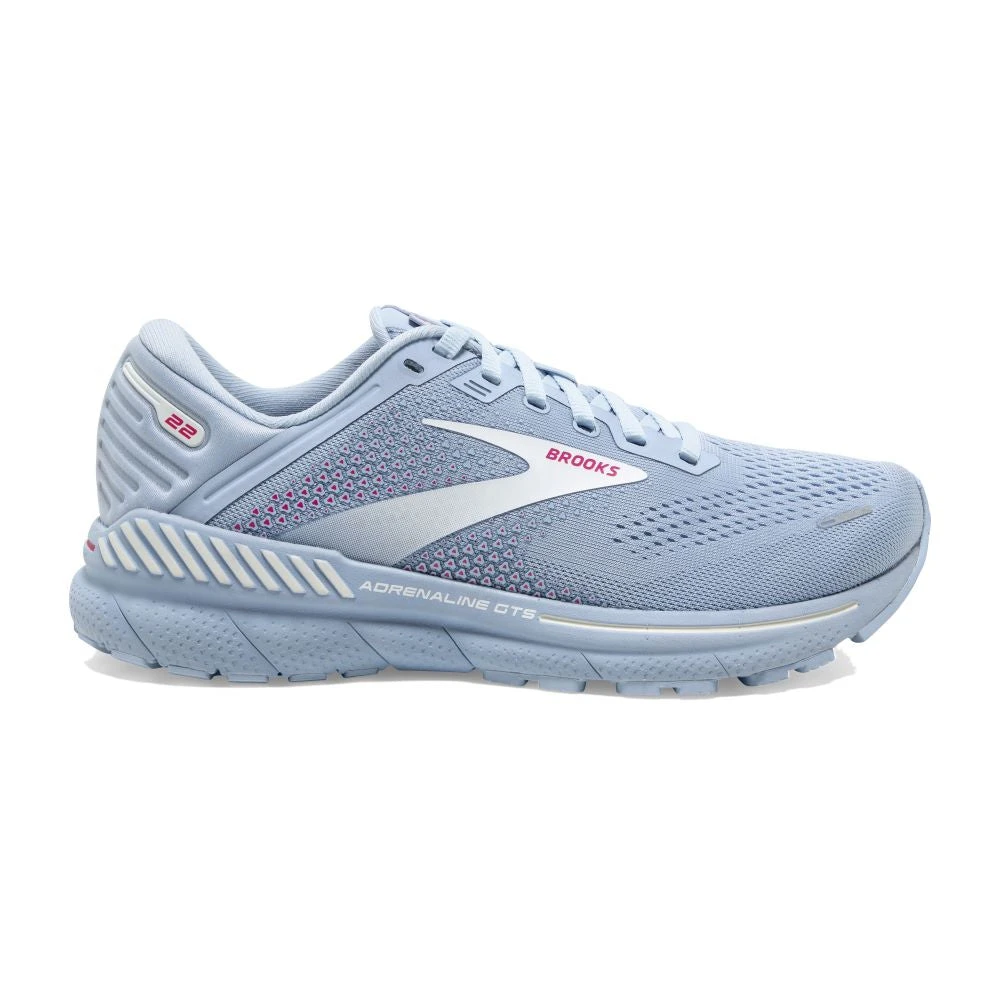'Brooks' Women's Adrenaline GTS 22 - Kentucky Blue / White / Rose 3 'Brooks' Women's Adrenaline GTS 22 - Kentucky Blue / White / Rose