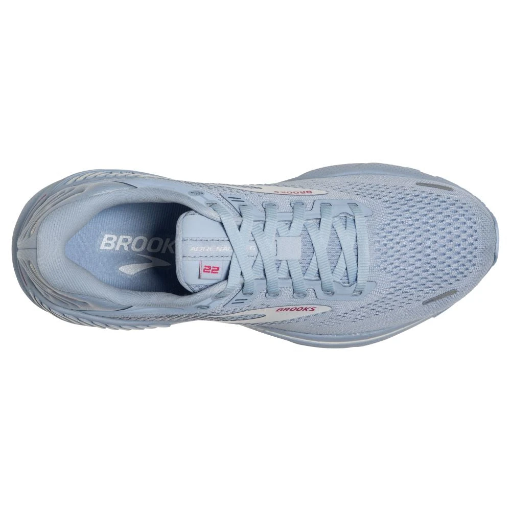 'Brooks' Women's Adrenaline GTS 22 - Kentucky Blue / White / Rose 4 'Brooks' Women's Adrenaline GTS 22 - Kentucky Blue / White / Rose - Image 2