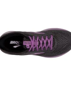 'Brooks' Women's Revel 5 - Black / Ebony / Pale Pansy -Carhartt-shop 120361 017 O Revel 5 1024x1024@2x