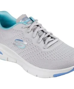 'Skechers' Women's Arch Fit-Infinity - Gray / Blue -Carhartt-shop 149722 GYBL 1024x1024@2x