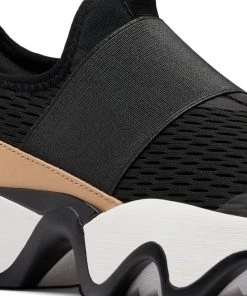 'Sorel' Women's Kinetic™ Impact II Lace Sneaker - Black / Sea Salt -Carhartt-shop 2039951 010 d presetHigh Res JPEG 300DPI 1024x1024@2x