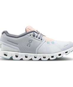 'On Running' Women's Cloud 5 Push - Glacier / Undyed White