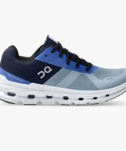 'On Running' Women's Cloudrunner - Chambray / Midnight