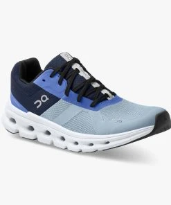 'On Running' Women's Cloudrunner - Chambray / Midnight -Carhartt-shop 46.99018 cloudrunner ss22 chambray midnight w g6 1024x1024@2x