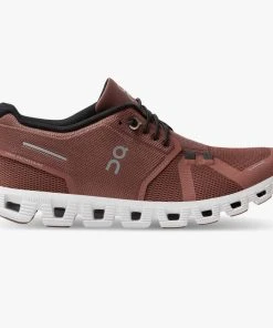 'On Running' Women's Cloud 5 - Rust / Black