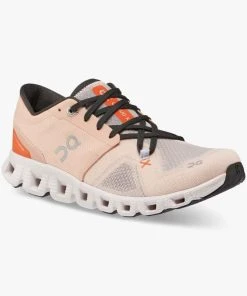 'On Running' Women's Cloud X 3 - Rose / Sand -Carhartt-shop 60.98691 cloud x 3 fw22 rose sand w g6 1024x1024@2x