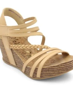 'Blowfish Malibu' Heidi Wedge Sandal - Dune