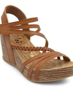 'Blowfish Malibu' Heidi Wedge Sandal - Scotch