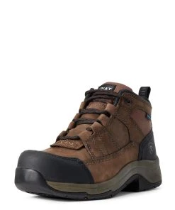 'Ariat' Women's Telluride WP Comp Toe - Brown 11 'Ariat' Women's Telluride WP Comp Toe - Brown -Carhartt-shop F19 WMS WORK Couto 10029481 3 4 front 1024x1024@2x