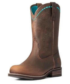 'Ariat' Women's Unbridled Roper Round Toe - Copper Kettle 11 'Ariat' Women's Unbridled Roper Round Toe - Copper Kettle -Carhartt-shop F21 WMS WEST 10038422 3 4 front 1024x1024@2x