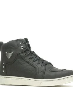 'Harley Davidson' Women's 5" Bateman Sneaker W/Metal Ankle Armor - Black