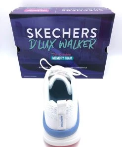 'Skechers' Women's D'Lux Walker-Fresh Finesse - White / Pink / Blue 11 'Skechers' Women's D'Lux Walker-Fresh Finesse - White / Pink / Blue -Carhartt-shop IMG 4311 1024x1024@2x