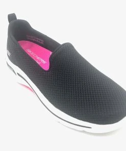 'Skechers' Women's GOwalk Arch Fit-Grateful - Black / Hot Pink -Carhartt-shop IMG 8383 1024x1024@2x