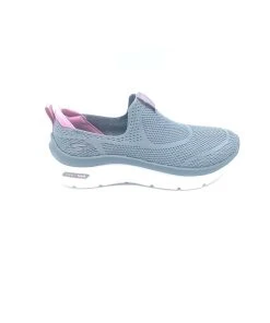 'Skechers' Women's GOwalk Hyper Burst Solar Winds - Gray / Pink