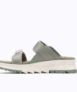 'Merrell' Women's Alpine Cush Slide Sandal - Lichen -Carhartt-shop MRLW J004298 032321 S22 180 1024x1024@2x