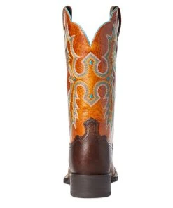 'Ariat' Women's Tombstone Western Square Toe - Hickory 8 'Ariat' Women's Tombstone Western Square Toe - Hickory -Carhartt-shop S21 WMS WEST 10036108 heel 1024x1024@2x