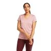 'Ariat' Women's Laguna Short Sleeve Base Layer Tee - Antique Rubia -Carhartt-shop S22 WMS WEST 10039403 front 300x300