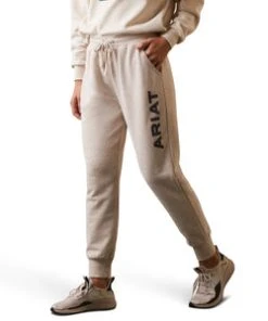 'Ariat' Women R.E.A.L. Jogger Pant - Oatmeal Heather