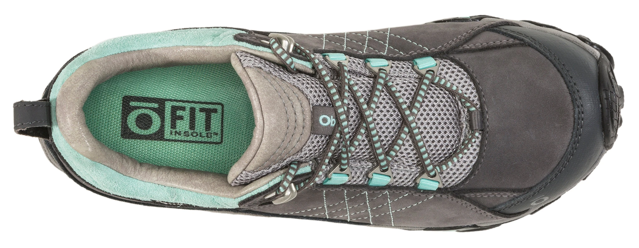 Oboz Footwear 'Oboz' Women's Sapphire Low WP Hiker - Charcoal / Beach Glass 5 Oboz Footwear 'Oboz' Women's Sapphire Low WP Hiker - Charcoal / Beach Glass - Image 3