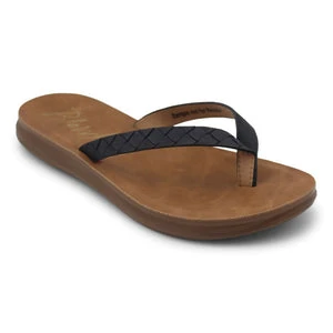 'Blowfish Malibu' Women's Santorini Thong Sandal - Black Sandstone 3 'Blowfish Malibu' Women's Santorini Thong Sandal - Black Sandstone